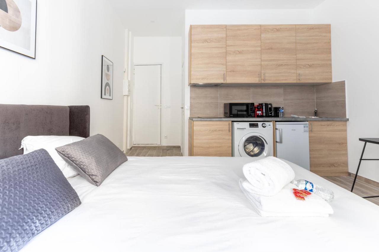 Ferienwohnung Hsh Ballu - Saint-Lazare Cosy Studio Paris Exterior foto