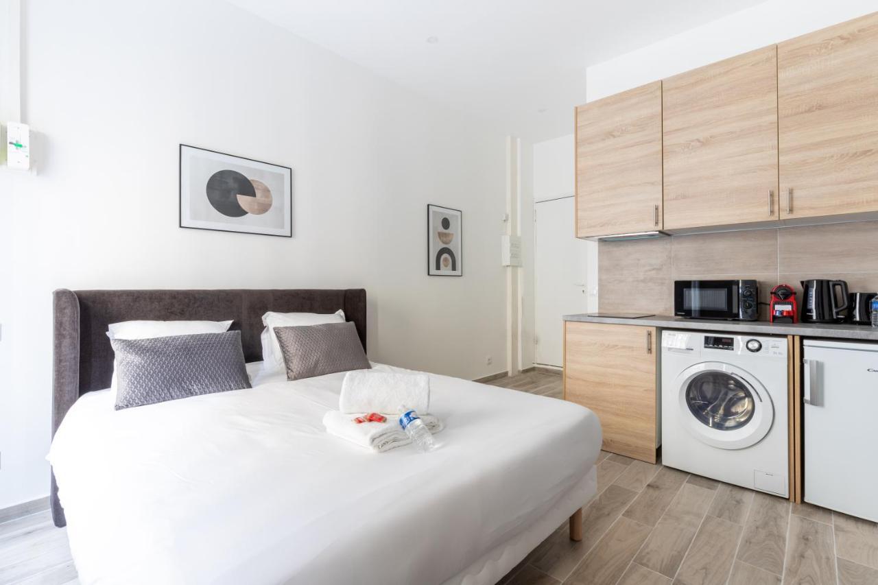 Ferienwohnung Hsh Ballu - Saint-Lazare Cosy Studio Paris Exterior foto